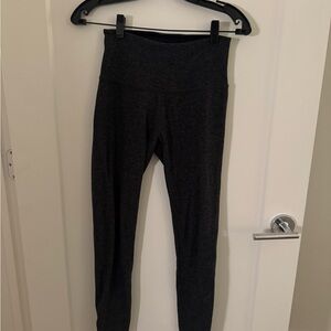 Beyond Yoga Dark Gray Charcoal Heathered Leggings